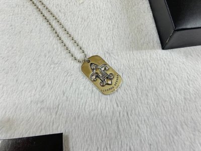 Chrome Herats 克罗心 方牌套船锚项链 长度：60Cm