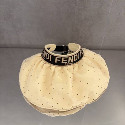 芬迪 Fendi 2025春夏超细装饰空顶帽 超空顶系列，颜色妥妥，轻便携带！小仙女人手必备