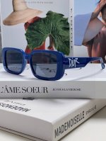 dior迪奥 2025新款方形墨镜女高级感网红风字母太阳眼镜防紫外线凹造型潮酷 椭圆方框 女士墨镜