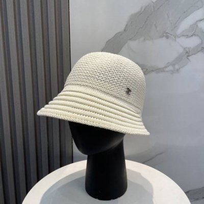香奈儿 Chanel针织盆帽 防晒渔夫帽高密度制作 一顶超级有品位的针织帽了~出街首选 帽型超美腻颜色妥妥 轻便携带 小仙女人手必备 头围57Cm