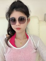 Gucci 2025开春新款太阳镜 各路网红纷纷带起气场满分 俏皮甜美.上脸效果更佳.金属质感超好 型号 G3122