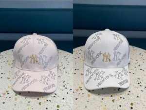 Mlb-Ny棒球帽，高档钻Logo 进口定制面料鸭舌帽新潮炫酷，颜色抢眼，精致帽沿，走线均匀