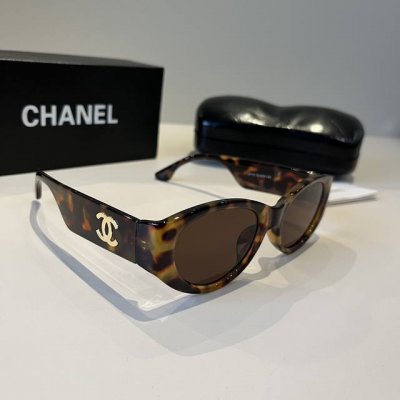 chanel香奈儿猫眼太阳镜 开车遮阳镜 超级炸街香奶奶太阳镜