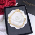 编号Ysl0003 圣罗兰手链最新款镶钻马眼 一致Zp黄铜材质