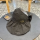 dior 韩版新款彩胶防晒帽子女小清新花朵透气空顶旅游度假太阳帽