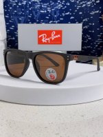 Ray Ban雷朋 2025新款矩形男女通用太阳镜 男士开车偏光镜片 Rb69009 Size:60口15-145