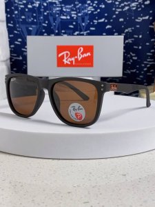 Ray Ban雷朋 2025新款矩形男女通用太阳镜 男士开车偏光镜片 Rb69009 Size:60口15-145