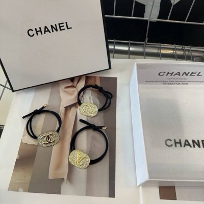 配包装盒 单个 chanel 香奈儿 最新小香发圈 简单实用 时尚潮流 小仙女必备