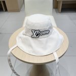 路易威登Louisvuitton2025新款百搭女蝴蝶结纯色盆帽时尚字母标渔夫帽春夏遮阳防晒帽潮
