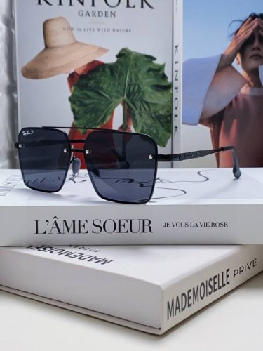 Rayban雷朋男士偏光高品质 [2025新款] 个性半框男士太阳镜复古双梁开车驾驶专用墨镜防紫外线潮 Rb1977