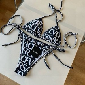 范思哲官方新款泳衣比基尼 高端定制 S M L Xl