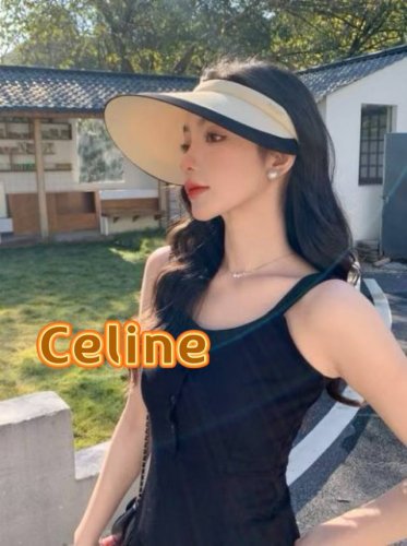 塞琳Celine大帽檐防晒帽2025新款防晒空顶帽大帽檐遮阳帽冰丝太阳帽户外帽子