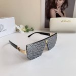 Versace 范思哲 欧美时尚蛤蟆框太阳镜，无镜框连体片男女遮阳镜、经典设计超好搭配！多色可选！