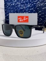 Rayban雷朋 2025新款太阳镜经典时尚方框开车墨镜男女同款遮阳 高品质 板材加玻璃镜片 Rb9113 Size:58口16-138