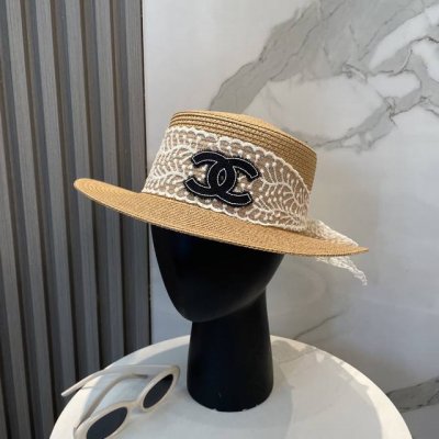 香奈儿Chanel2025新款草帽 高级定制 名媛风 细节待上 夏季防晒防紫外线 出行必备 百搭好看