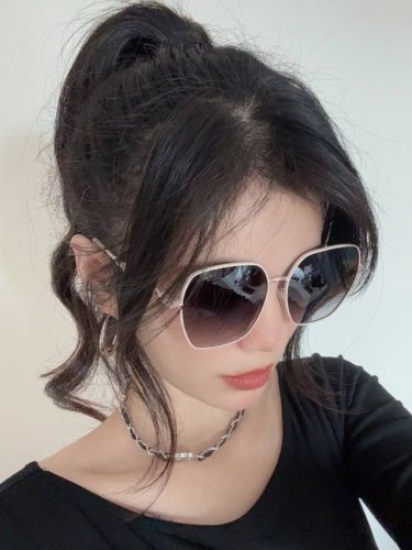 偏光系列太阳镜 原版出货香奈儿网红超爆款经典奢华全球风[亲亲] 时尚圆框太阳镜 气质非凡 经典大框款式太阳眼镜[篮球] 顶级品质 奢华Logo 正版板材质量 型