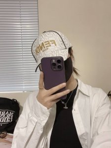 Fendi芬迪 老花系列刺绣棒球帽 经典Ff中古单品，气质穿搭单品，质量杠杠