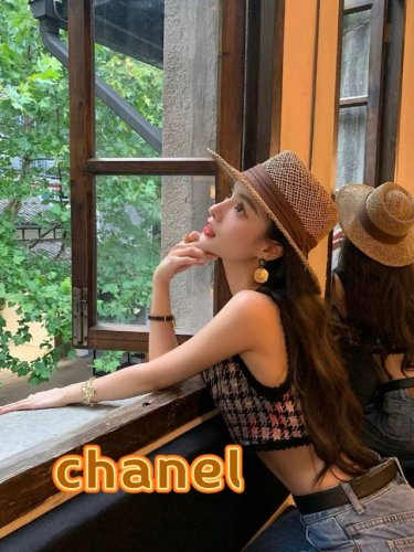 chanel香奈儿春夏新款大牌刺绣棒球帽，新款出货，大牌款超好搭配，赶紧入手！