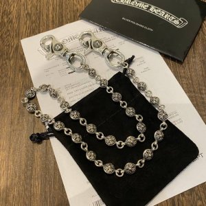 Chrome Hearts克罗心 十字花球包链 总长度65厘米