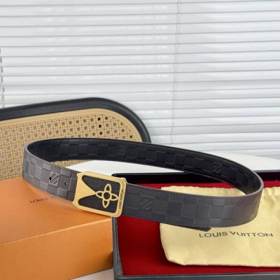 特 路易威登Lv。商务休闲、正装均可佩戴！3.8Cm 最新款扣头，抛光扣头、时尚百搭