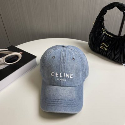 配防尘袋 Celine赛琳 新款牛仔棒球帽 出街必备超好搭配 赶紧入手