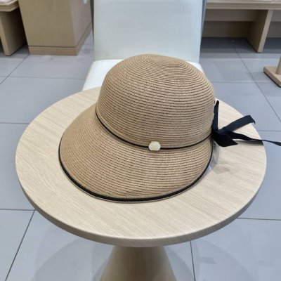 路易威登棒球帽 Louisvuitton 春夏芭蕾风绑带大檐显脸小草帽女宽松遮阳防晒出游优雅