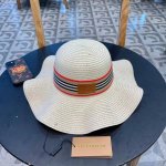 Burberry巴宝莉 新款小香度假风大沿盆帽草帽 旅行必备 超好搭配 赶紧入手