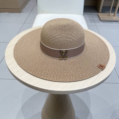 Lv路易威登 2025新款度假风草帽，旅行必备，超好搭配，赶紧入手！