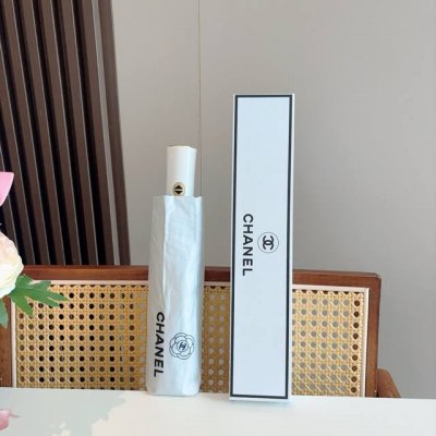 Chanel 香奈儿 三折自动折叠晴雨伞 选用台湾进口Uv防紫外线伞布 原单代工级品质