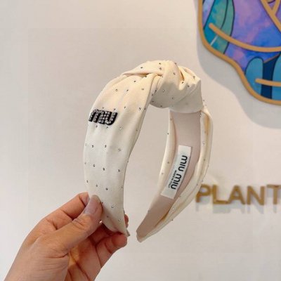 配包装 miumiu 缪缪 新款手工制作发箍 原单货 简约百搭 潮女必备品 超级的高大上