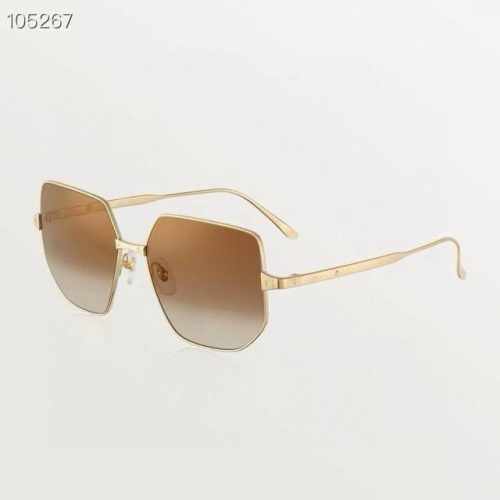 Cartier-卡地亚官网原版款 Ct0327S Size：58口15-140 男女款 不挑脸型 佩戴舒适 简约大气 时尚休闲 太阳镜 原单品质