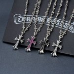 一直在热卖 Chrome Hearts 克罗心 经典十字架套链 男女款镶钻项链 下单备注颜色 长60厘米