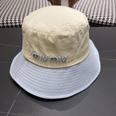 谬谬Miumiu 官网同步上线 韩版新款英式运动款重工定制款1:1原单品质 男女通用渔夫帽 原版质量专柜