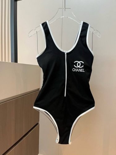 Chanel香奈儿新款连体泳衣，针织面料， S M L Xl