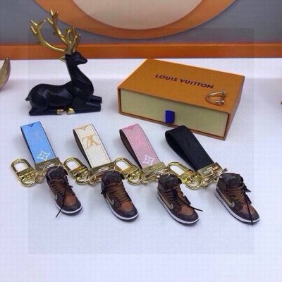 元配图片原版包装 独家定制款 联名Aj迷你鞋包饰挂件 路易威登Louisvuitton 钥匙扣M65221经典老花Monogram 经久耐用 是 Dragonn