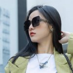 Dior-迪奥 2025开春新款 潮流爆款 时尚方框偏光太阳镜 高品质 佩戴舒适 网红潮款墨镜 女士高清偏光太阳镜 高品质Tr镜框 型号 Cd2682