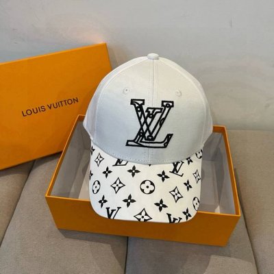路易威登棒球帽 Louisvuitton新款Lv棒球帽 重工打造高端大气 百搭款男女通用 跑量