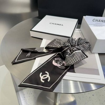 配包装盒 Chanel 香奈儿 最新小香飘带发圈 简单实用，时尚潮流！小仙女必备