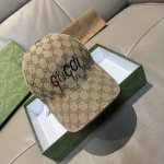 配盒子布袋，Gucci 古奇 新款原单棒球帽， 艺术字刺绣，1:1开模订制，重工刺绣，细节可媲美专柜，原版帆布料+头层牛皮，纯棉内里，质量超赞！帅男靓女首选，时