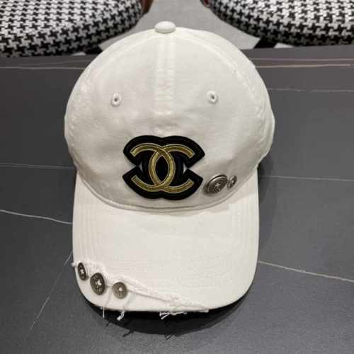 香奈儿Chanel 网红爆款纽扣破洞新款棒球帽，小香经典简约，时尚休闲设计 跑量新品