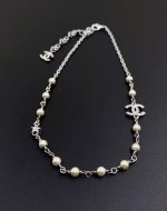 chanel 最新款白金链条项链 一致Zp黄铜材质