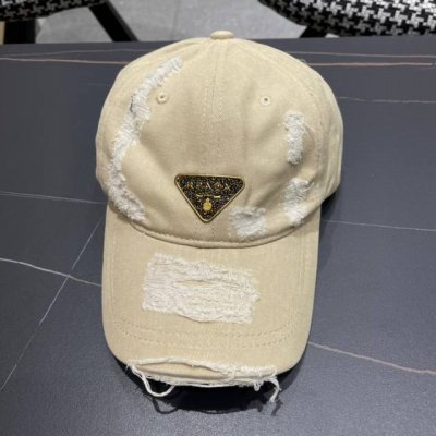 新款出货！ prada 普拉达 新款牛仔棒球帽， 轻盈透气！质量超赞，基础头围56，贴片可调节。