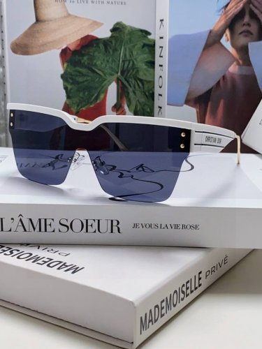 迪奥 Diorclub 连体风镜，高版 采用 Dior Oblique 图案装饰，打造时尚现代的 Dior 造型