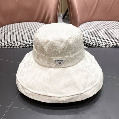 Chanel香奈儿 2025新款国风遮阳大沿渔夫帽 独特设计 复古文艺的一款