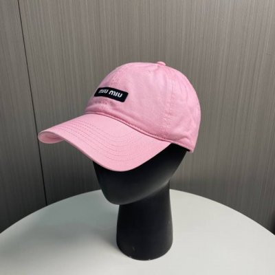 miumiu新款素色棒球帽 当下爆热的色系-街头感十足！ 潮流百搭，小红书种草，毒药 Get上你们的男朋友，一起Cool