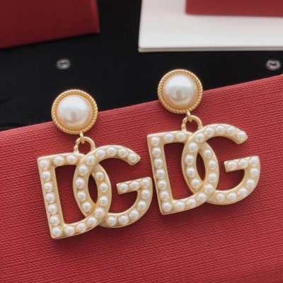 编号Dged0023 中号 Dg*最新款米珠耳钉 一致Zp黄铜材质