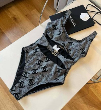 chanel香奈儿连体泳衣 最新面料S M L Xl