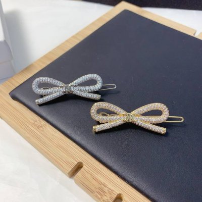 Celine赛琳 凯旋门发夹 满钻蝴蝶结一字夹边夹刘海夹压夹日常精致小单品 气质百搭小仙女必入单品 宝藏款 闭眼入推荐款 单个