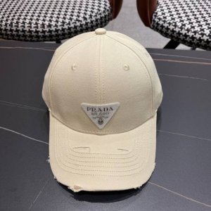 普拉达 prada 新品棒球帽时尚潮流 高端做工 细节看实拍哦