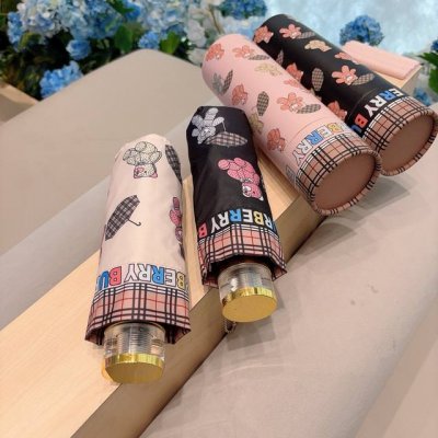 Burberry 巴宝莉 五折手动折叠晴雨伞 选用台湾进口Uv防紫外线伞布 原单代工级品质